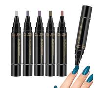 Nail Pens, Color Markers, Nail Paint Tools, Beauty Supplies | Nail Markers And Tools Include Six Pieces With Quick Dry Formula for Manicure Designs During Beauty Sessions