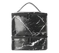 Nail Polish Bag, Large Capacity Manicure Double Layer Storage Bag 25x20x3.5cm, Portable Travel Pouch for Lamp Supplies, Lightweight Organizer Lovers and Families