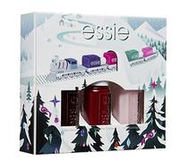 Essie Nail Polish Christmas Mini Trio Pack cofanetto regalo: smalto 5 ml + smalto 5 ml Maki Me Happy + smalto 5 ml Mademoiselle tonalità Bordeaux