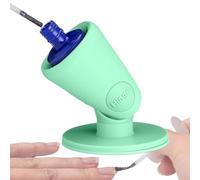 Nail Polish Holder Stand, Anti-Spill Silicone Hinge Nail Polish Holder, Manicure Display Tools, Nail Polish Accessories, Fingernail Painting Tools for Women and Girls