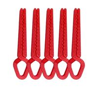 Nail Polish Protector For Fingers - 5 x 1,2 x 0,5 cm - Set di 5, Spill-Proof 3D Printing Finger Easy To Clean Protection Clip To Prevent Leakage For Home Manicure Salon