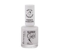 Nail Polish Rimmel London Super Gel Step1 12Ml 090 Porcelain Per Donna (Smalto Per Unghie)