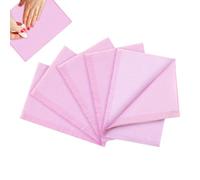 Nail Practice Mats - 50 Pack Foldable Waterproof Acrylic Mat | 12.79x17.72 Inch Salon Practice Sheets for Manicure, Pedicure, Acrylic Gel, Training, Home or Salon