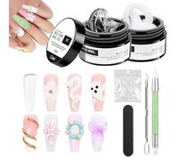 Nail Sculpting Gel - Fingernail Design Flexible Molding Builder Formula | Smooth Easy Shape Texture for Professional, Home, Salon Spa, Beauty Styling or Women Girls