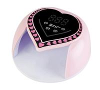 Nail Shiner Light - Heart Form Curing Lamp, Gel Dryer Station Device | Heart Shaped Multi Bead Outer Shell Architecture | Home Beauty Salon Dormitory, Four Timer Setting Gel Curing Station Framewo