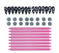 Nail Stamp Pen, Nail Design Stamper, Stamping Kit, Manicure Stamp Pen, Double Head Dotting Tools, Comprehensive Kit, Revolutionary Design TooL For Nails Decoration