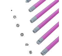 Nail Stamper Kit | 6 Stampers Nail Craft with Flower Designs | Nail Design Dotting Tools and Stamping Pens for Women, Beginners, and Enthusiasts