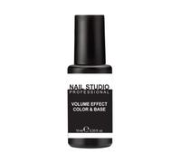 Nail Studio, Base Smalto Semipermanente per Mani e Piedi 07 White | Volume Effect Color&Base, Colore 07 White, Base Volumizzante e Livellante per Unghie Colorata, Adatta per Piccoli Allungame