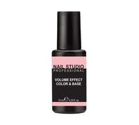Nail Studio, Volume Effect Color&Base, Colore 02 Cover Pink, Base Volumizzante e Livellante per Unghie Colorata, Base Smalto Semipermanente per Mani e Piedi, Adatta per Piccoli Allungamenti, 10 ml