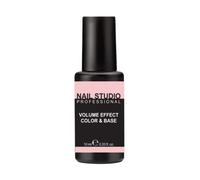 Nail Studio, Volume Effect Color&Base, Colore 04 Pink, Base Volumizzante e Livellante per Unghie Colorata, Base Smalto Semipermanente per Mani e Piedi, Adatta per Piccoli Allungamenti, 10 ml