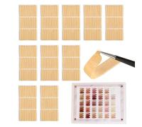 Nail Tabs | Resin Pre Cut Double Sided Adhesive Strips 10 Sheets 600 Dots Strong Hold | False Nail Tip Glue Replacement Manicure Pedicure Salon Travel Wedding Daily Wear Beauty Kit