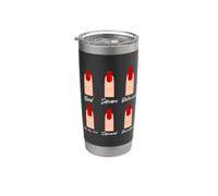 Nail Tech Techniques Nail Boss Nail Polish Art Nail Shapes Bicchiere termico in acciaio inox doppia parete