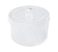 Nail Tool Box, Professional Clear Double-Layer Detachable Manicure Case, Non-Slip Portable Storage Box, Easy-Clean 3.54x3.15 Inches for Home, Salon, and Cosmetology