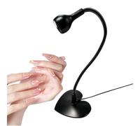 Nail UV Lamp - LED Portable Gooseneck Quick Dry with Foot Pedal