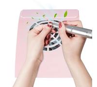 Nail Vacuum Collector - Electric Nail Dust Fan Salon Home Manicure | Lightweight Abs Body with Silent Motor Powerful Suction Easy Cleaning Adjustable Speed for Women Mom Daughter Professionals