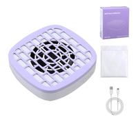 Nail Vacuum Dust Collector - Low Noise Nail Fan for Efficient Removal, Powerful Suction Cleaner with Durable Motor, Manicure Tools for Beginner, Home, Salon, Studio, Gel Polish, Pedicure