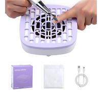 Nail Vacuum Dust Collector - Low Noise Nails Fan Dusting Collectors for Cosmetics, Powerful Suction Cleaner with Manicure Tools for Beginner Home Salon Studio Gel Polish Pedicure Acrylic,- 5 Inches