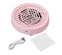 Nail Vent Dust Collector, 15x15x4.5cm 201g ABS Quiet Extractor Machine, Nail Drill Dust Collector for Women Beginners Home Salon Manicure Beauty Station