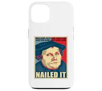 Nailed It Giorno della Riforma Protestante Martin Luterano Custodia per iPhone 13