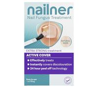 Nailner Active Cover - Trattamento fungo per unghie, copre istantaneamente le unghie scolorite, innovativa tecnologia Peel Off 24 ore, nude, 30 ml