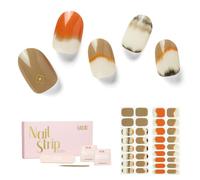 NAILOG Pellicola per Unghie, 34Pcs Strisce per Unghie in Gel Semi Polimerizzato Adesivi e Decalcomanie per Unghie di Qualità da Salone per Donne Ragazze (Evoking)