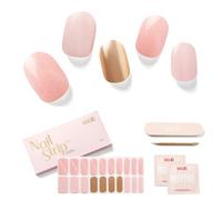 NAILOG Strisce per unghie in gel semi-catalizzate (20 adesivi extra lunghi). Acquistane 2 e ricevi 1 lampada UV in omaggio. Finitura in morbido gel lucida e di lunga durata, Anastasia