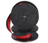 Nailon Nastro per Macchina da Scrivere Doppio Rocchetto Rosso Nero | Compatibile Molti Modelli, Scrittura Nitida e Duratura, per Collezionisti e Uso Scolastico