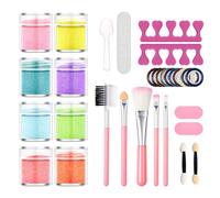 Nails Art Kits Nails Art Charm Nails Set di pennelli per unghie, glitter in polvere, accessori per manicure da donna
