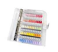 Nails Color Display Book Con 120 Consigli ed Etichette Rimovibili Per Testare E Organizzare Il Sistema Chiodo Riutilizzabile