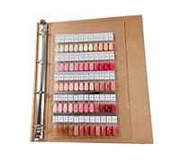Nails Color Display Book Con 120 Consigli ed Etichette Rimovibili Per Testare E Organizzare Il Sistema Chiodo Riutilizzabile