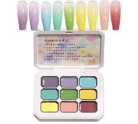 Nails Gel Paint, Quick-Dry Colorful Polish, 2.5ml Portable Sculpting Art Gel, Stamping & Molding Palette Tool, Long-Lasting Finish for Home, Salon, Family, Women