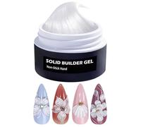 Nails Hard Gel, non sticky Nail Sculpting Gel, Long Lasting Shaping Formula, Smooth Application Texture, Sturdy Salon-Quality Finish, Ideal for Practice, Wedding, Party, Fashion, Home, Everyday Use