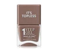 Nails Inc Smalto gel senza UV 1-step durata fino a 8 giorni vegano – Topless Megan (grigio fungo)