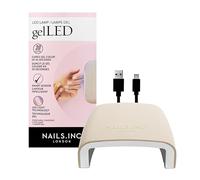 Nails.INC - Lampada LED portatile GelLED, asciuga in 30 secondi, asciuga unghie per unghie in gel fai da te, lampada facile da polimerizzare, sensore automatico, luce USB ricaricabile per principianti