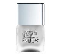 Nails Inc - MANIPLEX HARDENING BOND REPAIR Nail Growth Treatment - Smalto per unghie per il trattamento della crescita delle unghie - Rafforza e ripara le unghie deboli e fragili - Manicure perfetta -