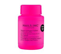 Nails Inc - Neon Pink Nail Polish Remover Powered by Vegan Collagen - Solvente per unghie - Con collagene vegano - Senza acetone, piacevole profumo di cocco - Vegano e senza sperimentazione su animali