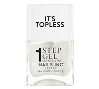 Nails Inc Topless Sydney (bianco perlato) - Smalto gel senza UV - manicure 1-step con ca. 8 giorni di durata - asciugatura rapida, vegano & 21-free - per adulti & bambini - senza base/top coat