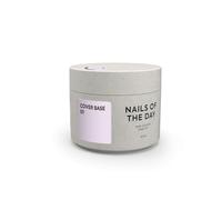 Nailsoftheday Cover Base - Base mimetica per unghie, formula 01, rosa chiaro, 30 ml