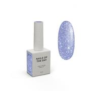 NAILSOFTHEDAY Smalto Semipermanente Glitter Splendore 10 ml Collezione Paradise (08 Viola)