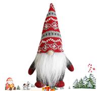 Nain De,Statuine di statuette e bambole fatte a mano, decorazioni per abete, a forma di lugno, per la casa, il giardino, la finestra, il tavolo, le feste di Halloween e l'ufficio Thanksgivi