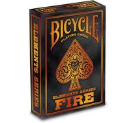 Naipes Heracli Fournier S.A- Bicycle Fire San blino 52/5000 Mazzo di Carte di Raccolta di Ispirazione Vintage, Colore Arancione, Poker 62.5x88 mm, 1034622