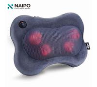 Naipo Cuscino massaggiante 3D Shiatsu cervicale collo massaggiatore riscaldante
