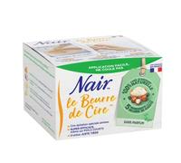 NAIR - Burro di cera, senza profumo, texture burro innovativa, efficace e tiepido e non scorre, barattolo da 150 g + 2 salviette "Finitura perfetta"