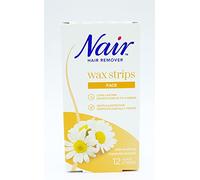 Nair strisce di cera viso, confezione da 12