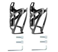 Naisfei Portabottiglie per bicicletta, set da 2 pezzi, peso leggero, realizzato in plastica infrangibile ad alta resistenza, portabottiglie con viti e accessori di montaggio