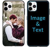 Naispanda Cover Personalizzata per Apple iPhone 17, 16, 15, 14, 13, 12, 11, Pro, Max, XR, XS, X,8, 7, 6 Personalizzato con Foto Testi Disegni, Custodia personalizzata in tpu