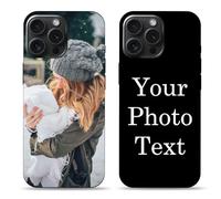 Naispanda Cover Personalizzata per Apple iPhone 17, 16, 15, 14, 13, 12, 11, Pro, Max, XR, XS, X,8, 7, 6 Personalizzato con Foto Testi Disegni, Custodia personalizzata in tpu