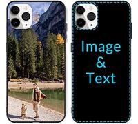 Naispanda Cover Personalizzata per Apple iPhone 17, 16, 15, 14, 13, 12, 11, Pro, Max, XR, XS, X,8, 7, 6 Personalizzato con Foto Testi Disegni, Custodia personalizzata in tpu