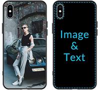 Naispanda Cover Personalizzata per Apple iPhone 17, 16, 15, 14, 13, 12, 11, Pro, Max, XR, XS, X,8, 7, 6 Personalizzato con Foto Testi Disegni, Custodia personalizzata in tpu