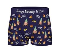 Naispanda Mutande Personalizzate Boxer da Uomo Personalizzati con Foto Faccia Buffa Personalizzato Mutande Faccia StampataRegali San Valentino per Uomo, Intimo Personalizzato per Uomo, M